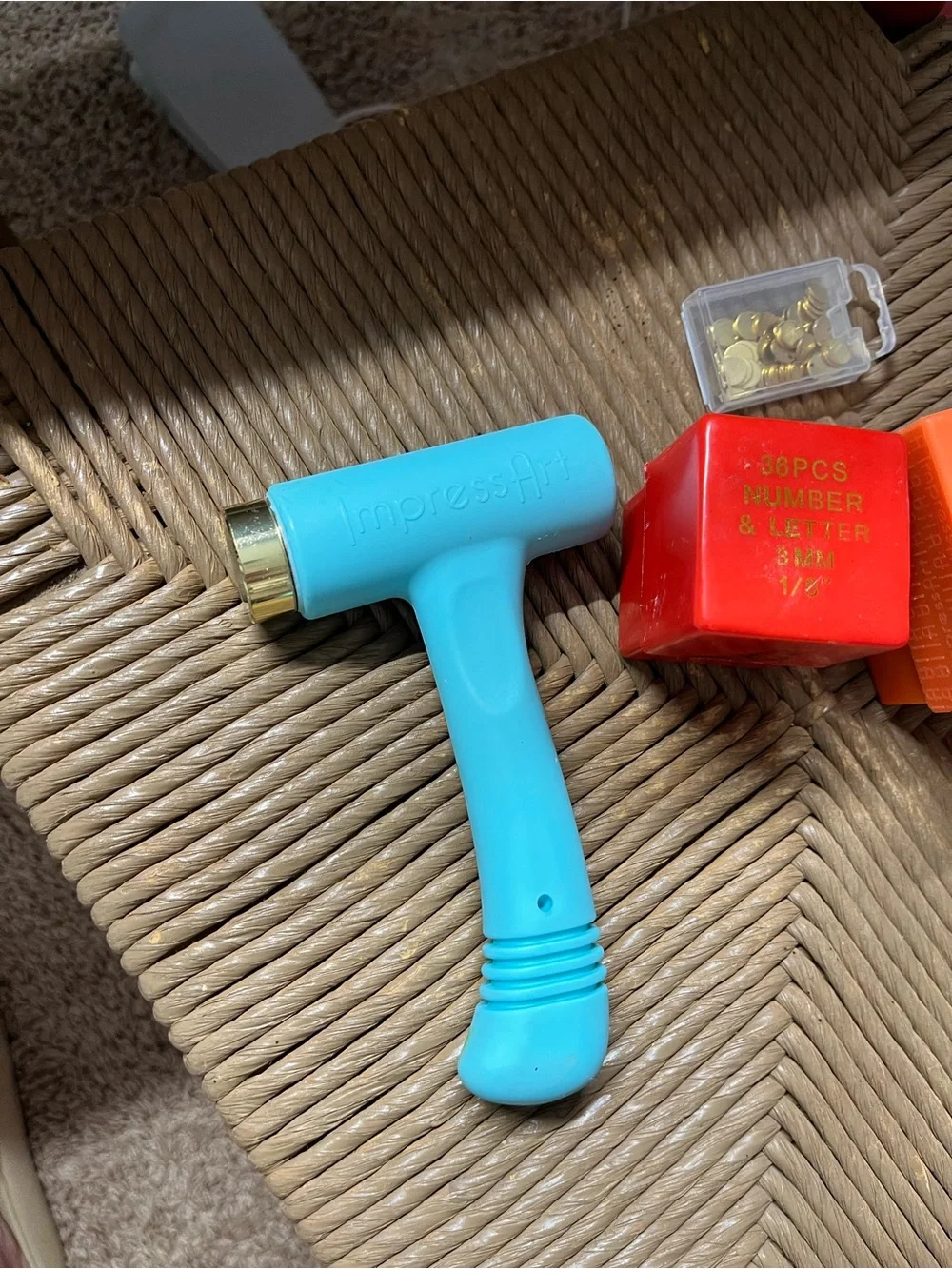 Turquoise ImpressArt Jewelry Stamping Hammer